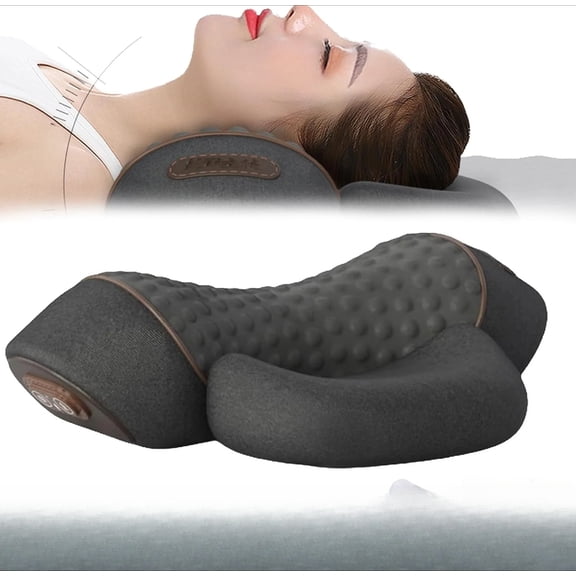 Artuvate Cervical Pillow, 3-in-1 Neck Massager & Relaxer with Heat, Deep Comfort Massage, Neck Stretcher for Gentle Daily Relaxation