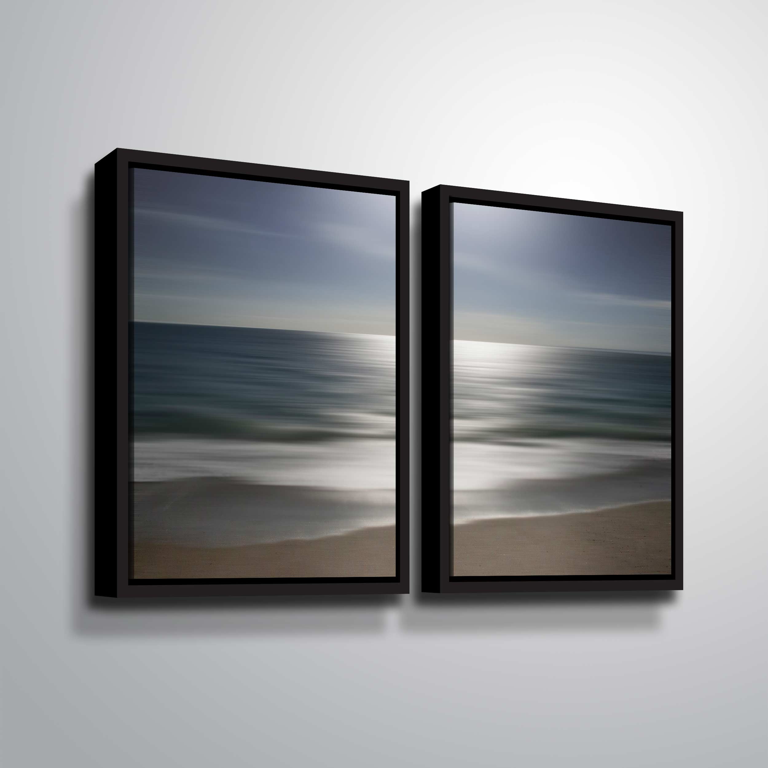 Artwall , 2 Piece Floater Framed Canvas Set by Chris Tuff