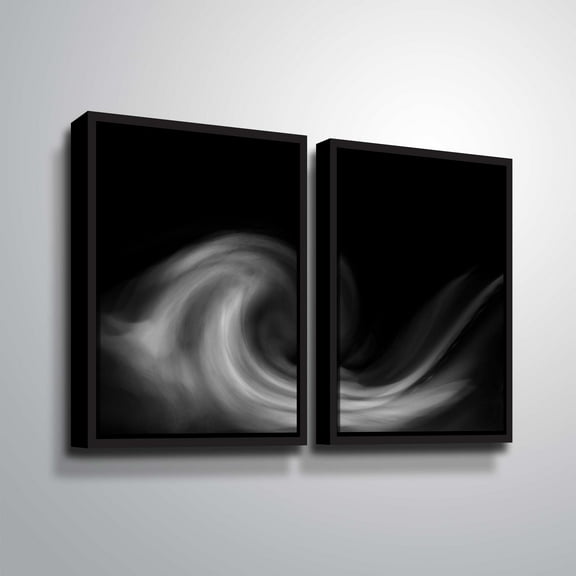 Artwall , 2 Piece Floater Framed Canvas Set by Chris Tuff