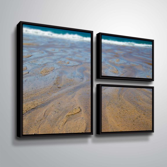 Artwall , 3 Piece Floater Framed Canvas Flag Set by Chris Tuff