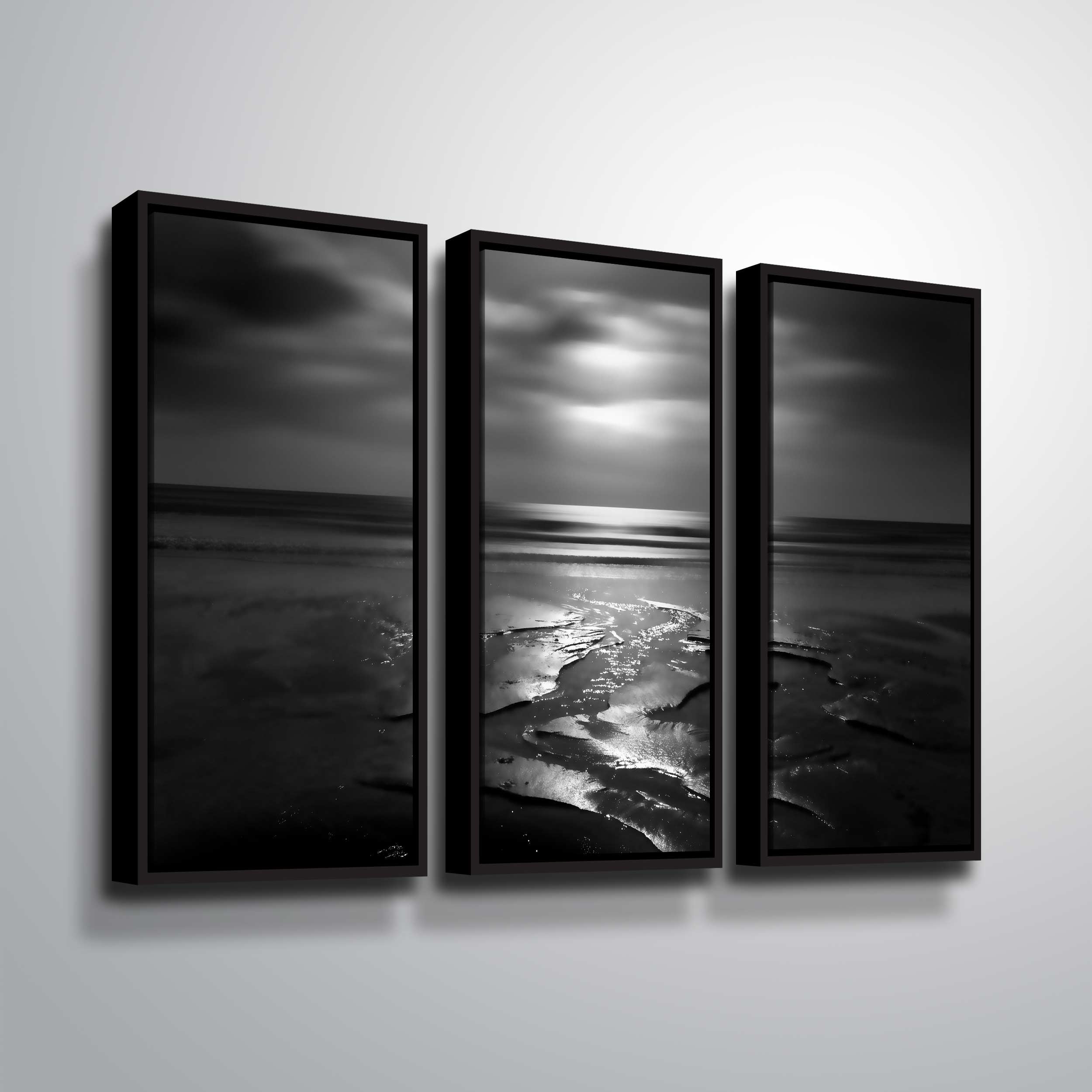 Artwall , 3 Piece Floater Framed Canvas Set by Chris Tuff