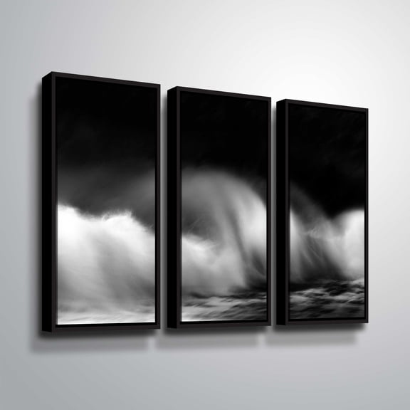 Artwall , 3 Piece Floater Framed Canvas Set by Chris Tuff