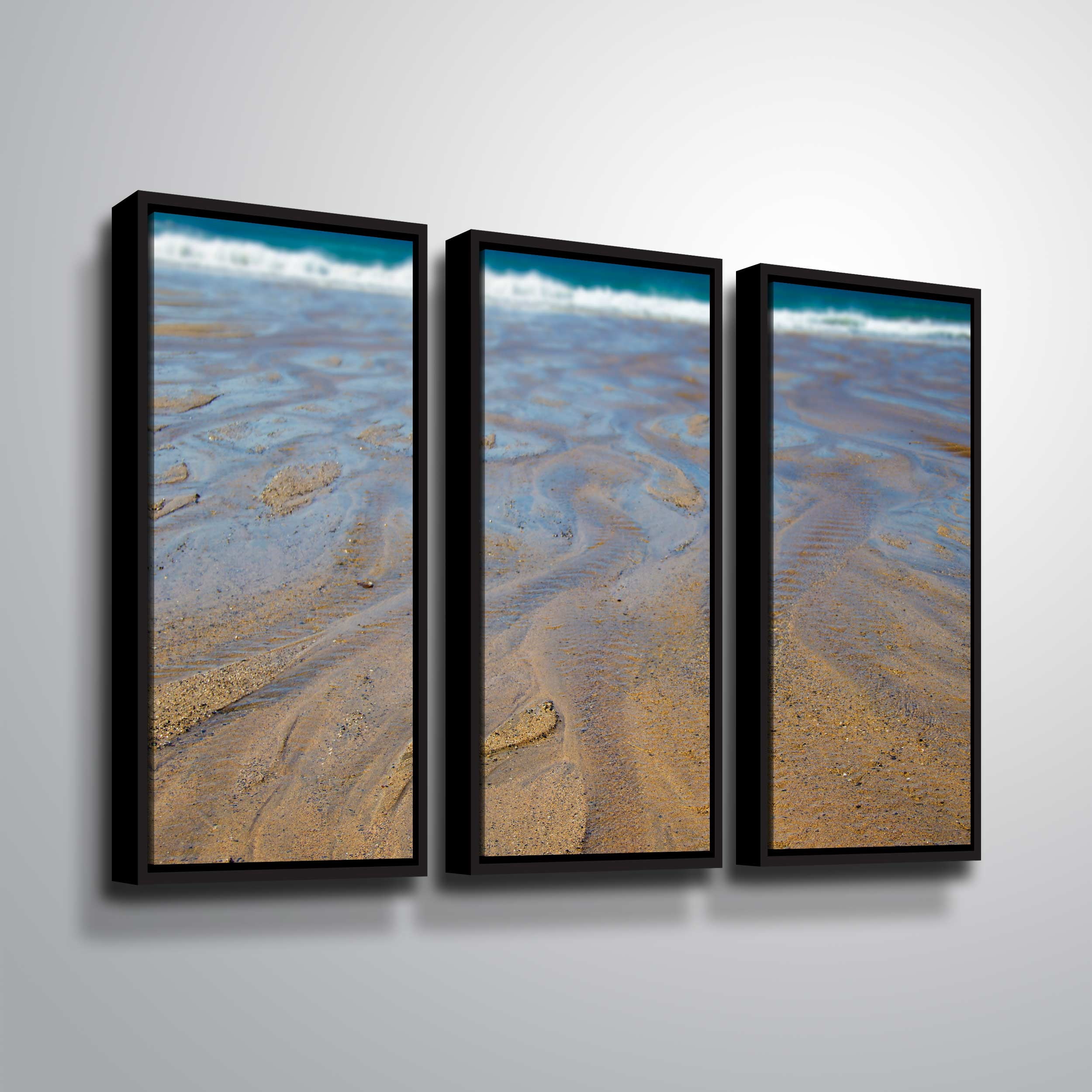 Artwall , 3 Piece Floater Framed Canvas Set by Chris Tuff