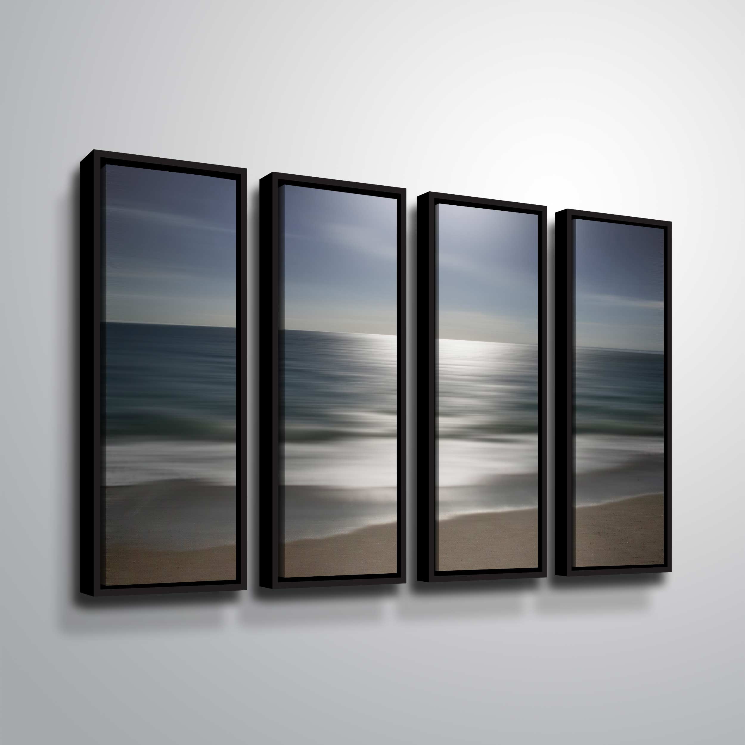 Artwall , 4 Piece Floater Framed Canvas Set by Chris Tuff