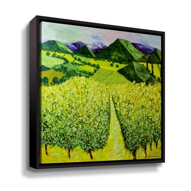 Artwall A Good Year 3, Gallery Wrapped Floater-framed Canvas by Allan Friedlander
