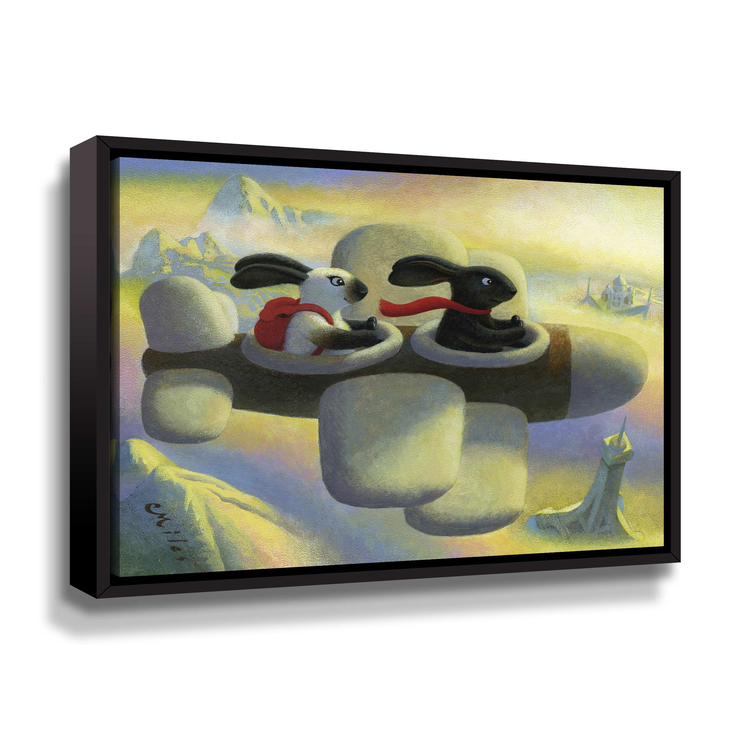 Artwall B.N.C.s Grand, Gallery Wrapped Floater-framed Canvas by Chris Miles