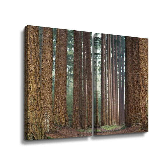 Artwall Bars, 2 Piece Gallery Wrapped Canvas Set by Martin Podt