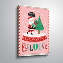 Artwall Believe, Gallery Wrapped Canvas by ND Art Design