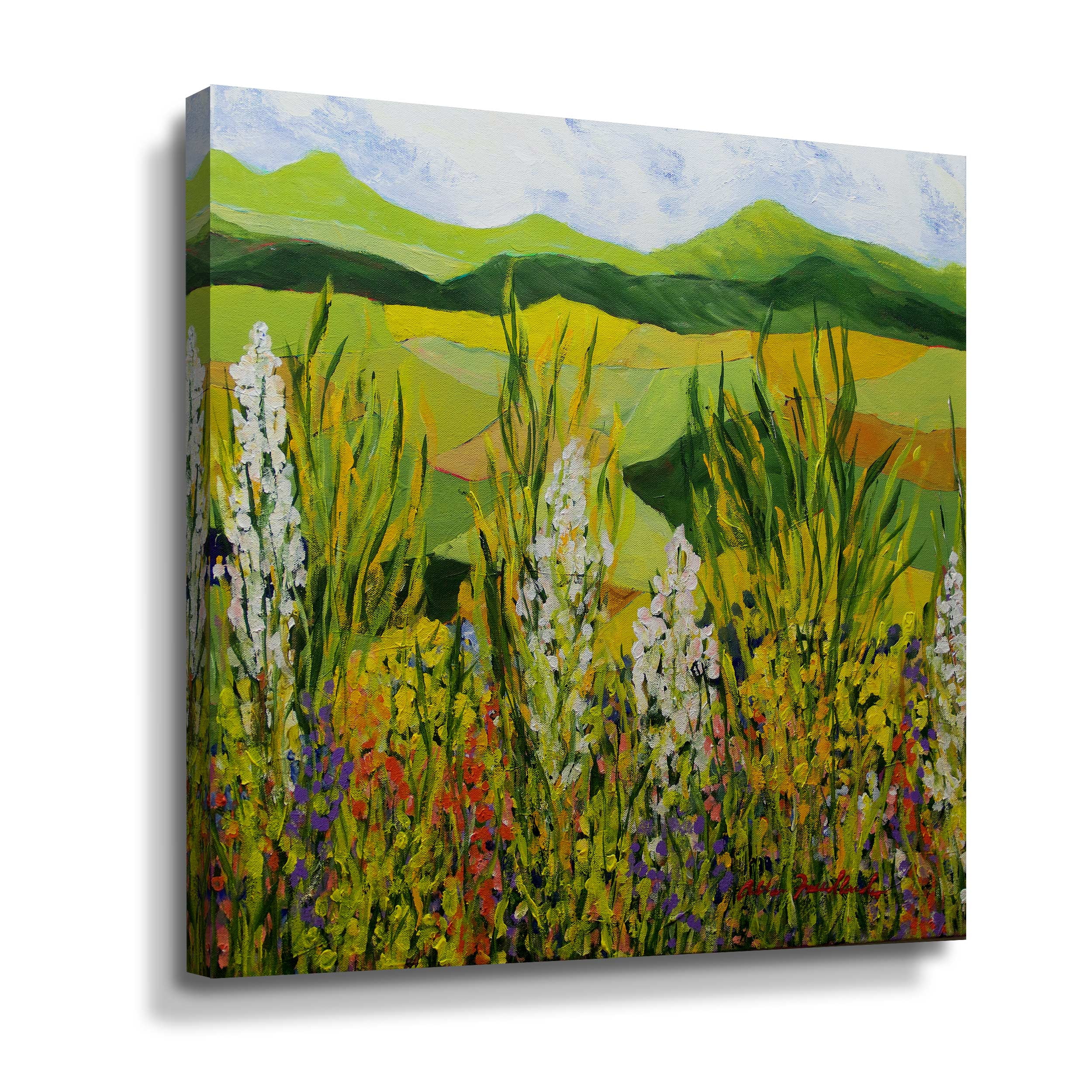 Artwall Best Place in the World, Gallery Wrapped Canvas by Allan Friedlander