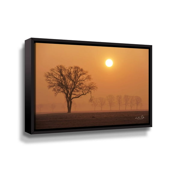 Artwall Broken, Gallery Wrapped Floater-framed Canvas by Martin Podt