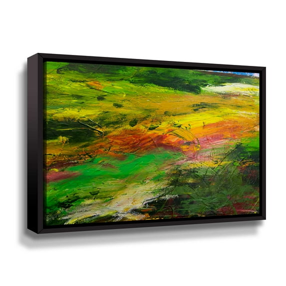 Artwall Crack of Dawn, Gallery Wrapped Floater-framed Canvas by Allan Friedlander