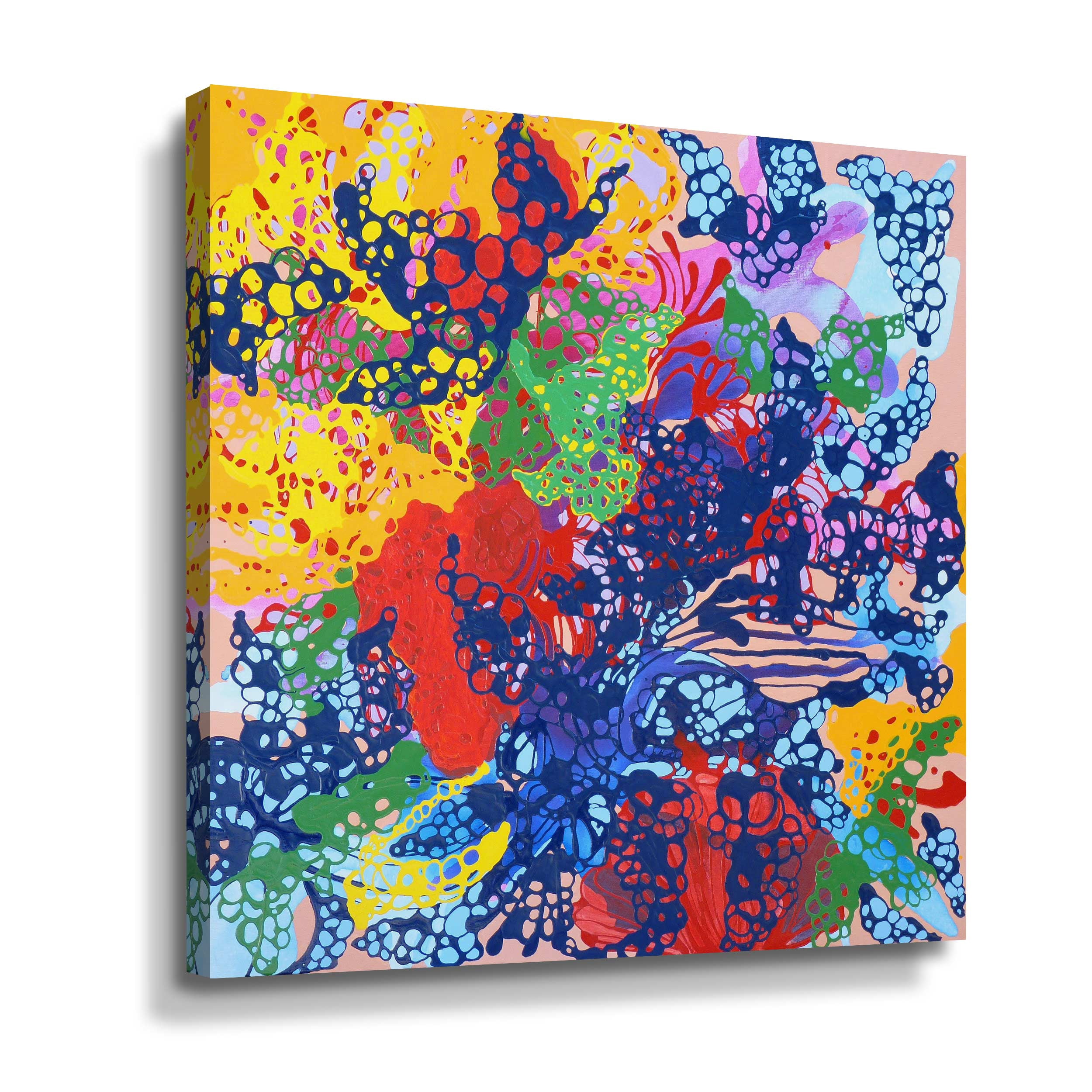 Artwall Curly Cue, Gallery Wrapped Canvas by Sofie Siegmann