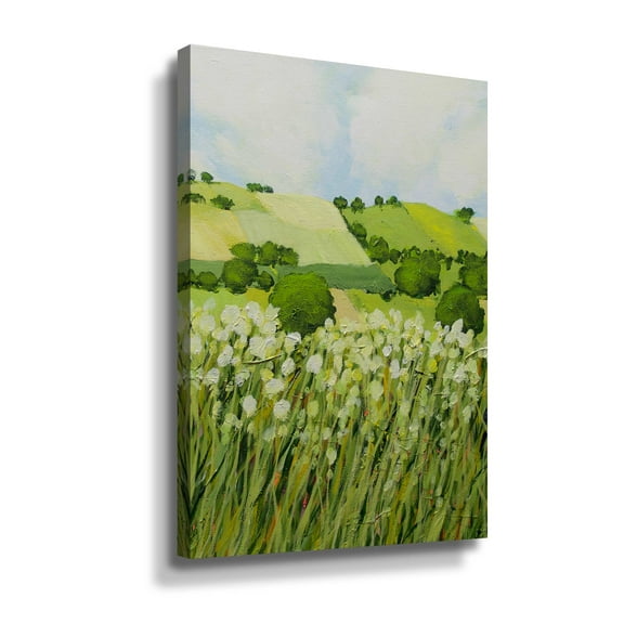 Artwall Early Grass, Gallery Wrapped Canvas by Allan Friedlander