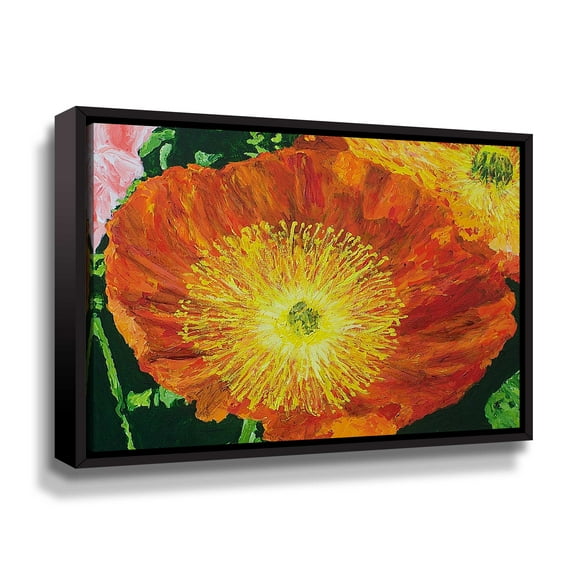 Artwall Exuberance is Beauty, Gallery Wrapped Floater-framed Canvas by Allan Friedlander