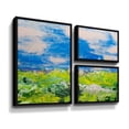 thumbnail image 1 of Artwall French Valley, 3 Piece Floater Framed Canvas Flag Set by Allan Friedlander, 1 of 3