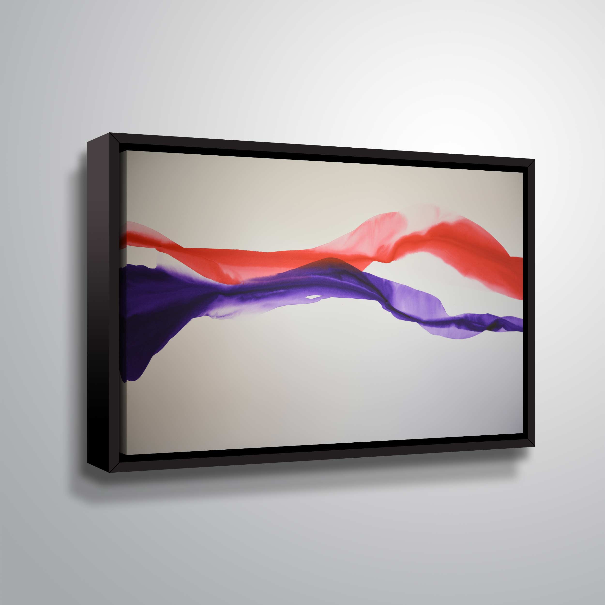 Artwall Gates of Love, Gallery Wrapped Floater-framed Canvas by Patricia Coulter