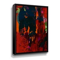 Artwall Glow, Gallery Wrapped Floater-framed Canvas by Allan Friedlander