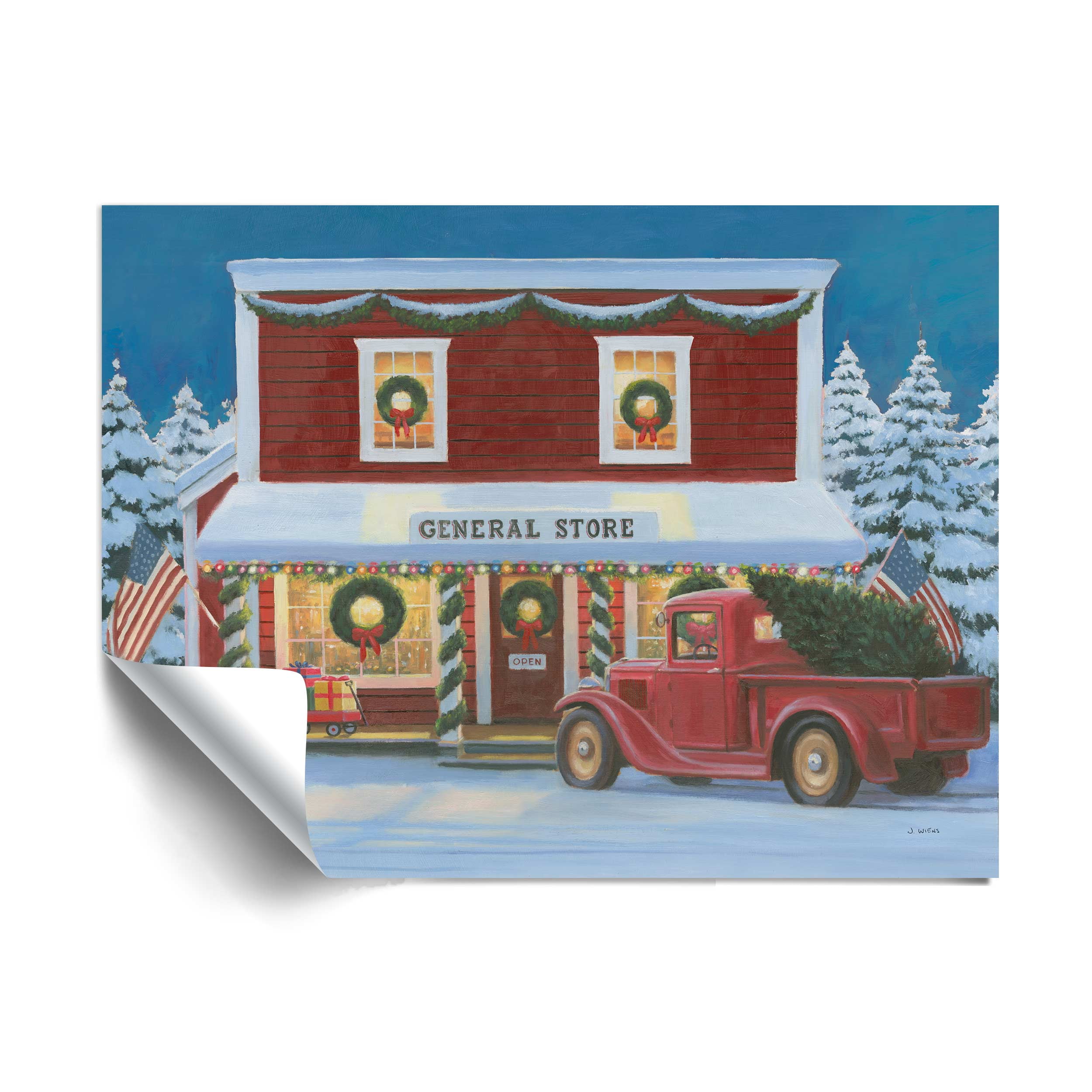 Artwall Holiday Moments I, Removable Wall Art Mural by James Wiens
