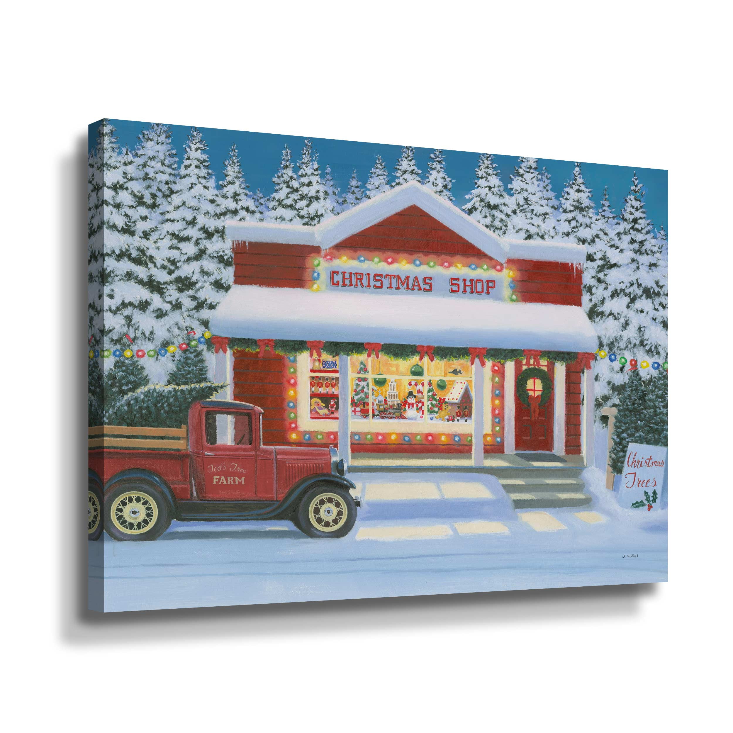 Artwall Holiday Moments II, Gallery Wrapped Canvas by James Wiens