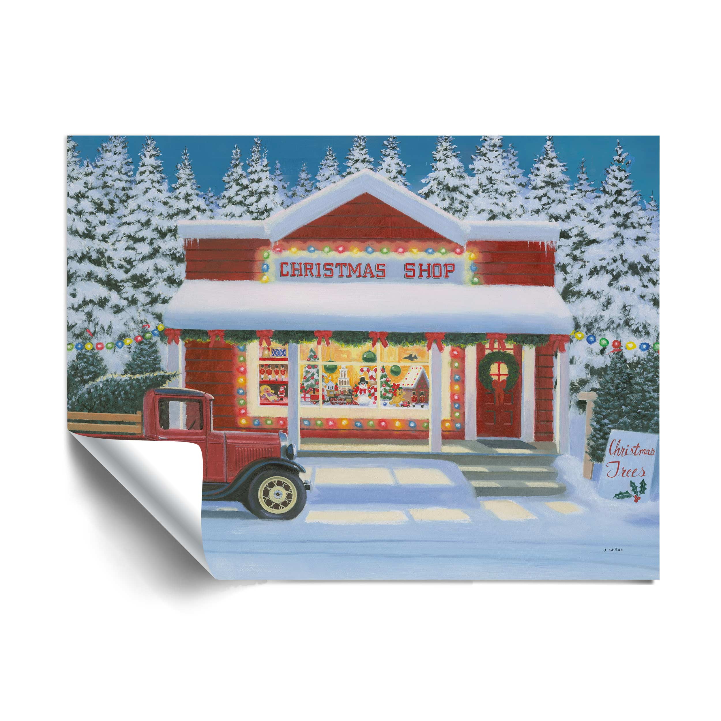 Artwall Holiday Moments II, Removable Wall Art Mural by James Wiens