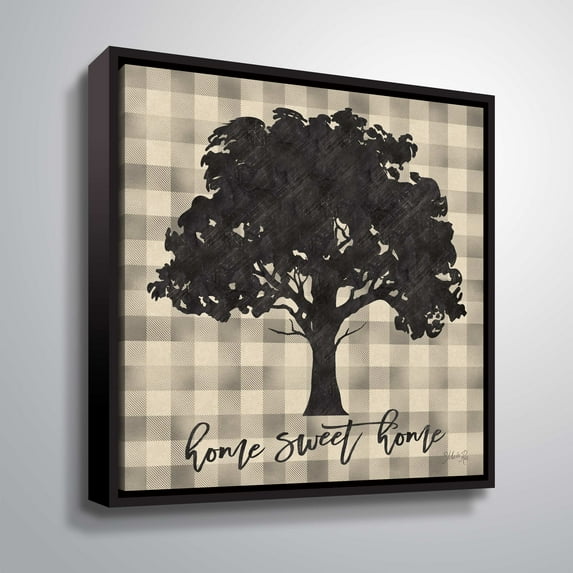 Artwall Home Sweet Home II, Gallery Wrapped Floater-framed Canvas by Marla Rae