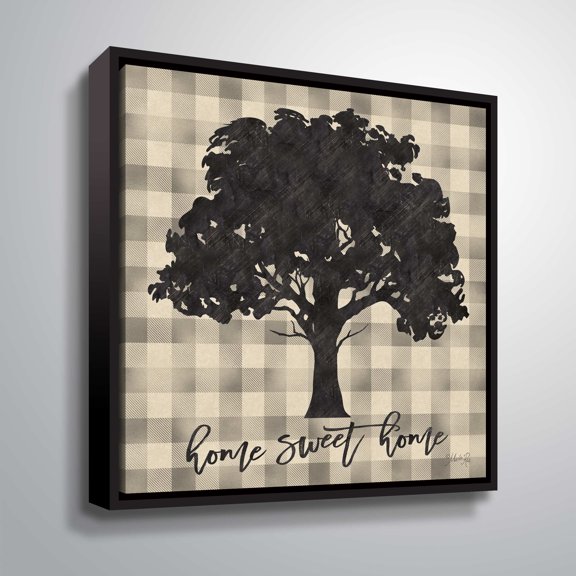 Artwall Home Sweet Home II, Gallery Wrapped Floater-framed Canvas by Marla Rae