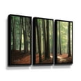 thumbnail image 1 of Artwall In the Curve, 3 Piece Floater Framed Canvas Set by Martin Podt, 1 of 3
