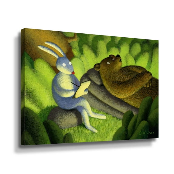 Artwall It's a Jungle Out There, Gallery Wrapped Canvas by Chris Miles