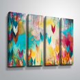 thumbnail image 1 of Artwall Life is Good, 4 Piece Gallery Wrapped Canvas Set by Heather noel Robinson, 1 of 1