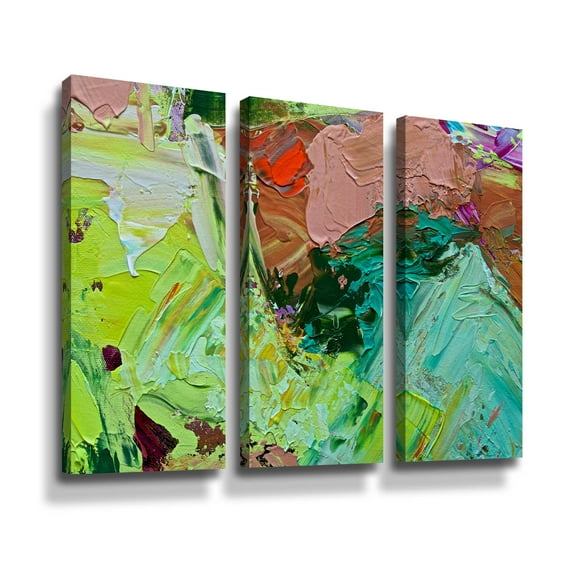 Artwall Light Rays, 3 Piece Gallery Wrapped Canvas Set by Allan Friedlander