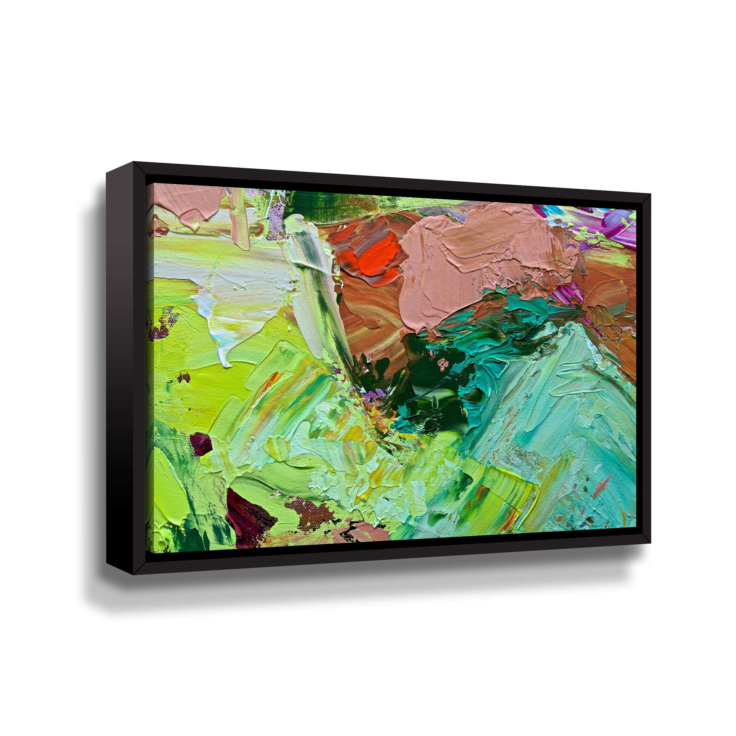 Artwall Light Rays, Gallery Wrapped Floater-framed Canvas by Allan Friedlander