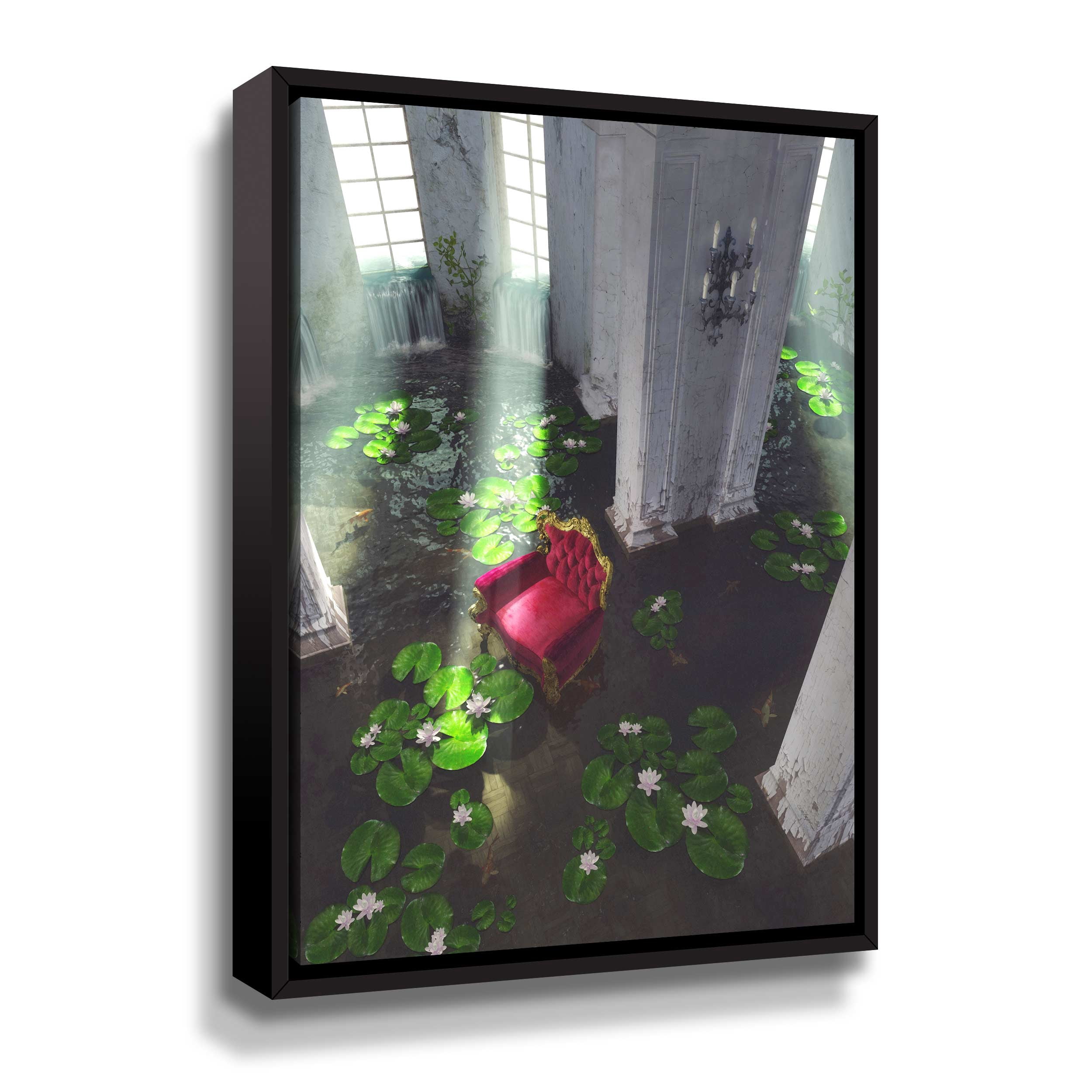Artwall Love What You've Done, Gallery Wrapped Floater-framed Canvas by Cynthia Decker