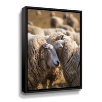 Artwall Love will Conquer All, Gallery Wrapped Floater-framed Canvas by Martin Podt
