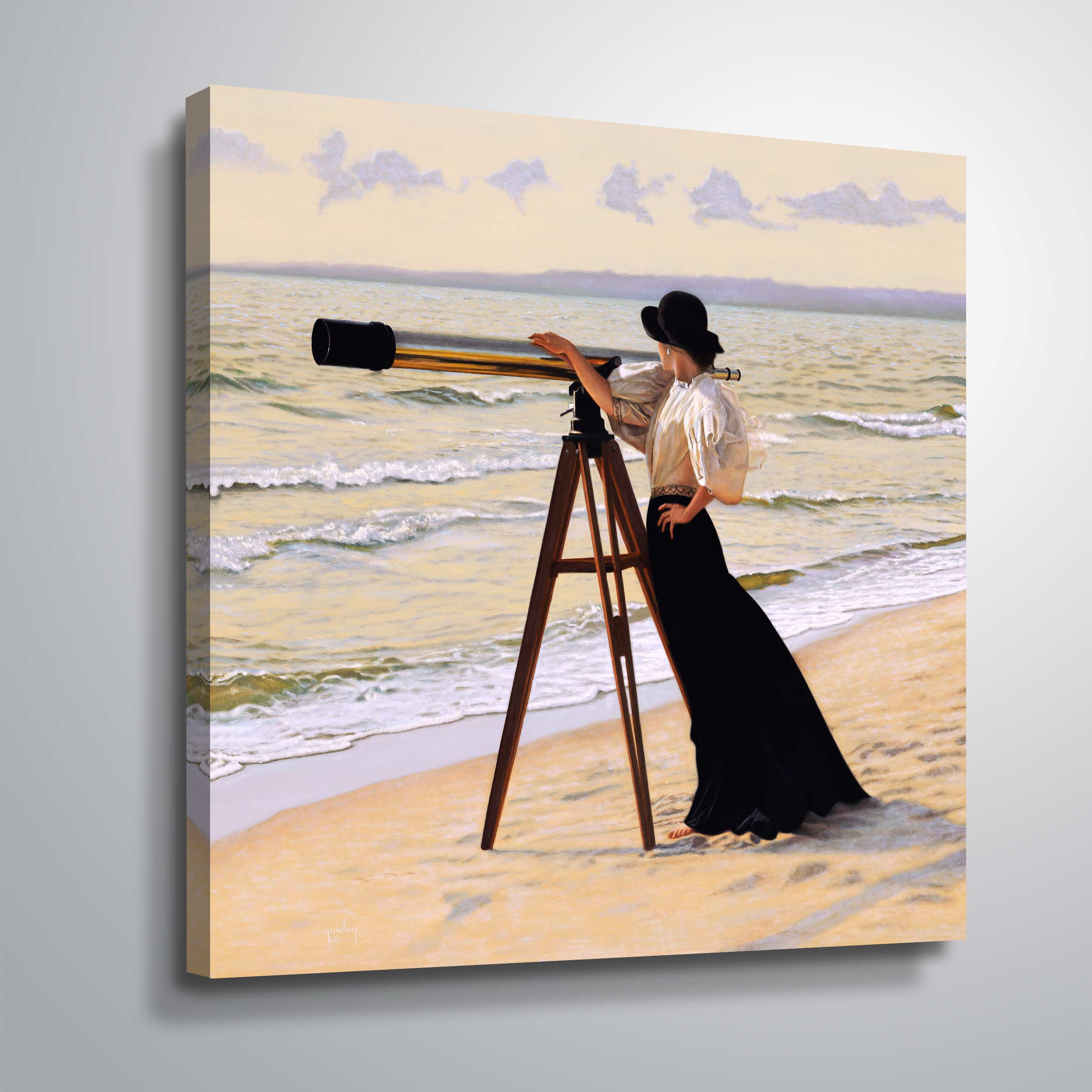 Artwall Outlook, Gallery Wrapped Canvas by Peter Quidley