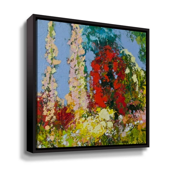 Artwall Overgrown 2, Gallery Wrapped Floater-framed Canvas by Allan Friedlander