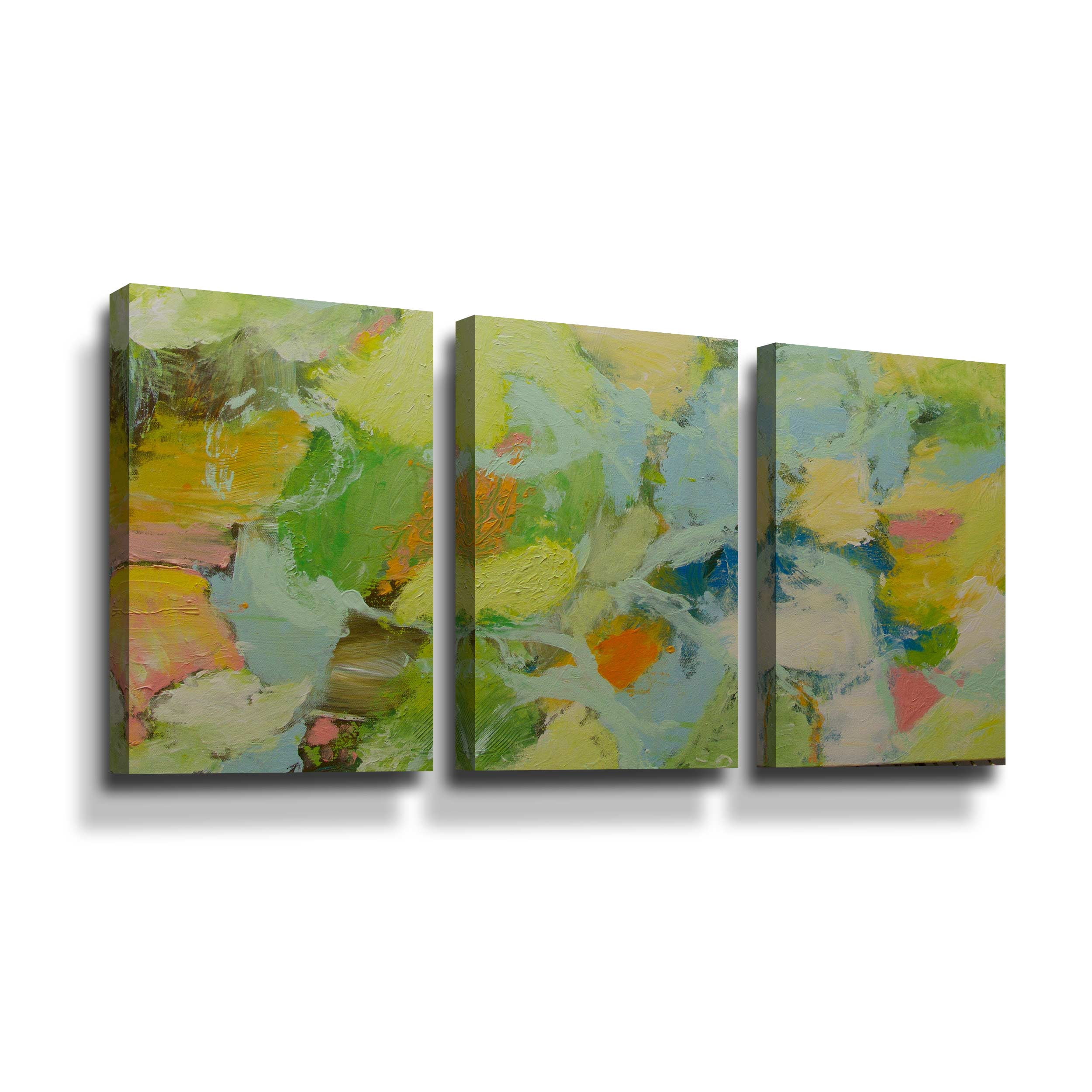 Artwall Parker 9082, 3 Piece Gallery Wrapped Canvas Set by Allan Friedlander
