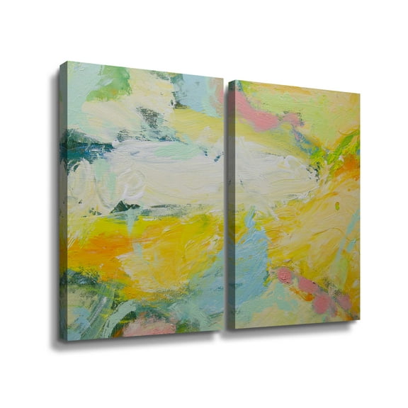 Artwall Parker 9086, 2 Piece Gallery Wrapped Canvas Set by Allan Friedlander