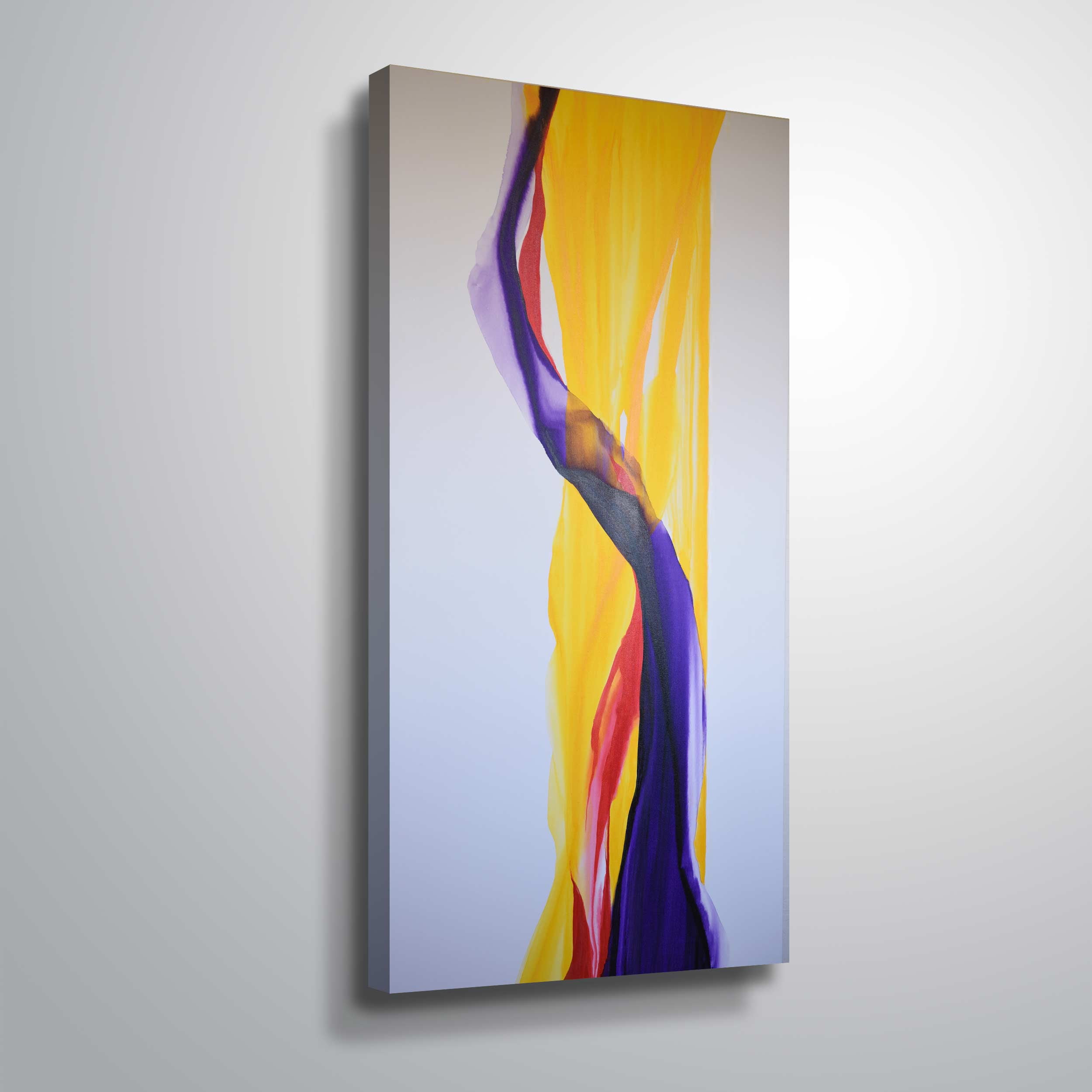 Artwall Ribbons, Gallery Wrapped Canvas by Patricia Coulter