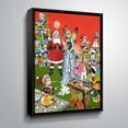 thumbnail image 1 of Artwall Santa Claus's Toy Factory, Gallery Wrapped Floater-framed Canvas by Jesus Blasco, 1 of 3