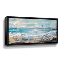 Artwall Seawalk, Gallery Wrapped Floater-framed Canvas by Kym De Los Reyes