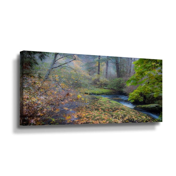 Artwall Snow in Fall, Gallery Wrapped Canvas by Tim Oldford