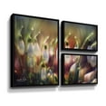 thumbnail image 1 of Artwall Snowdrops, 3 Piece Floater Framed Canvas Flag Set by Martin Podt, 1 of 3