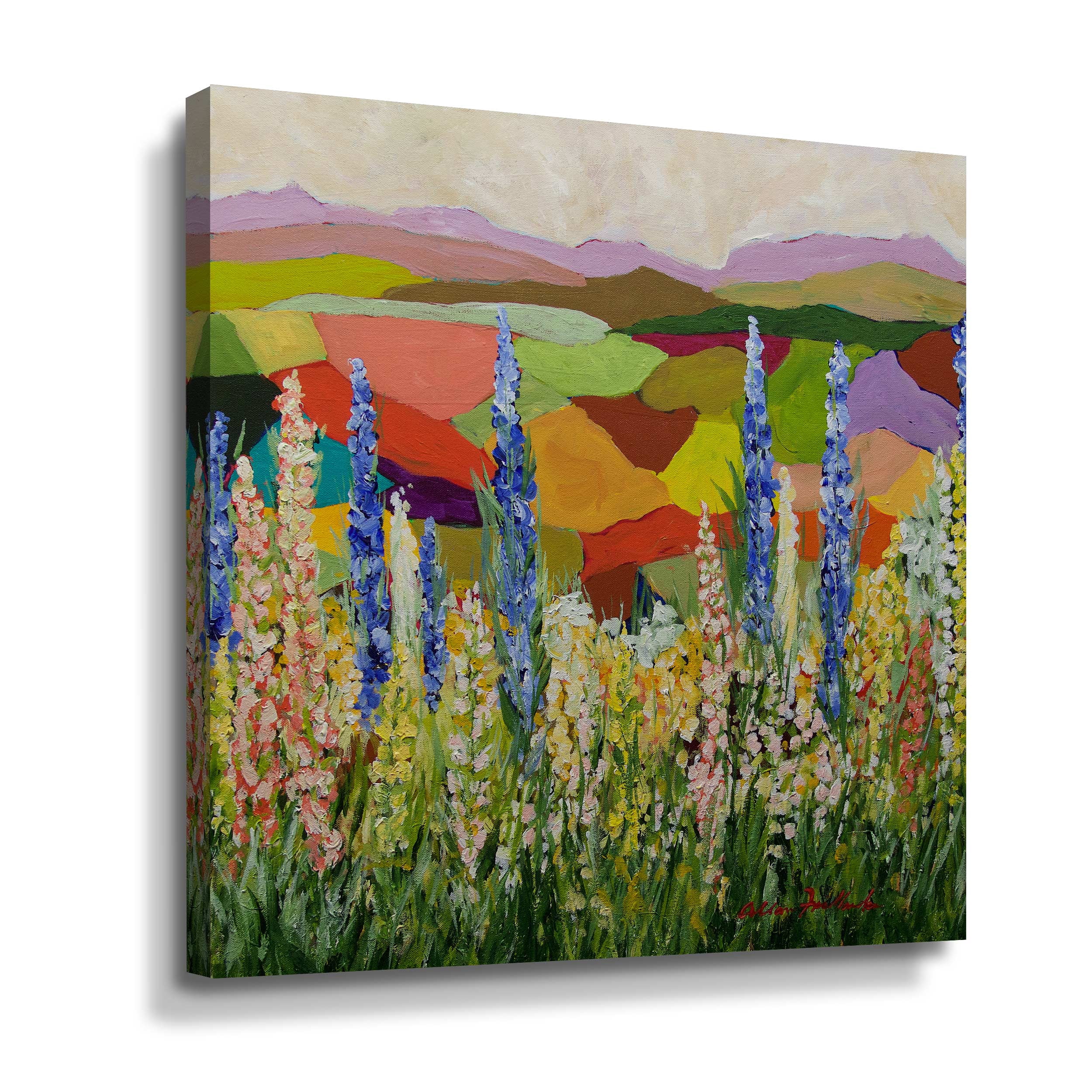 Artwall Sugar Plums, Gallery Wrapped Canvas by Allan Friedlander