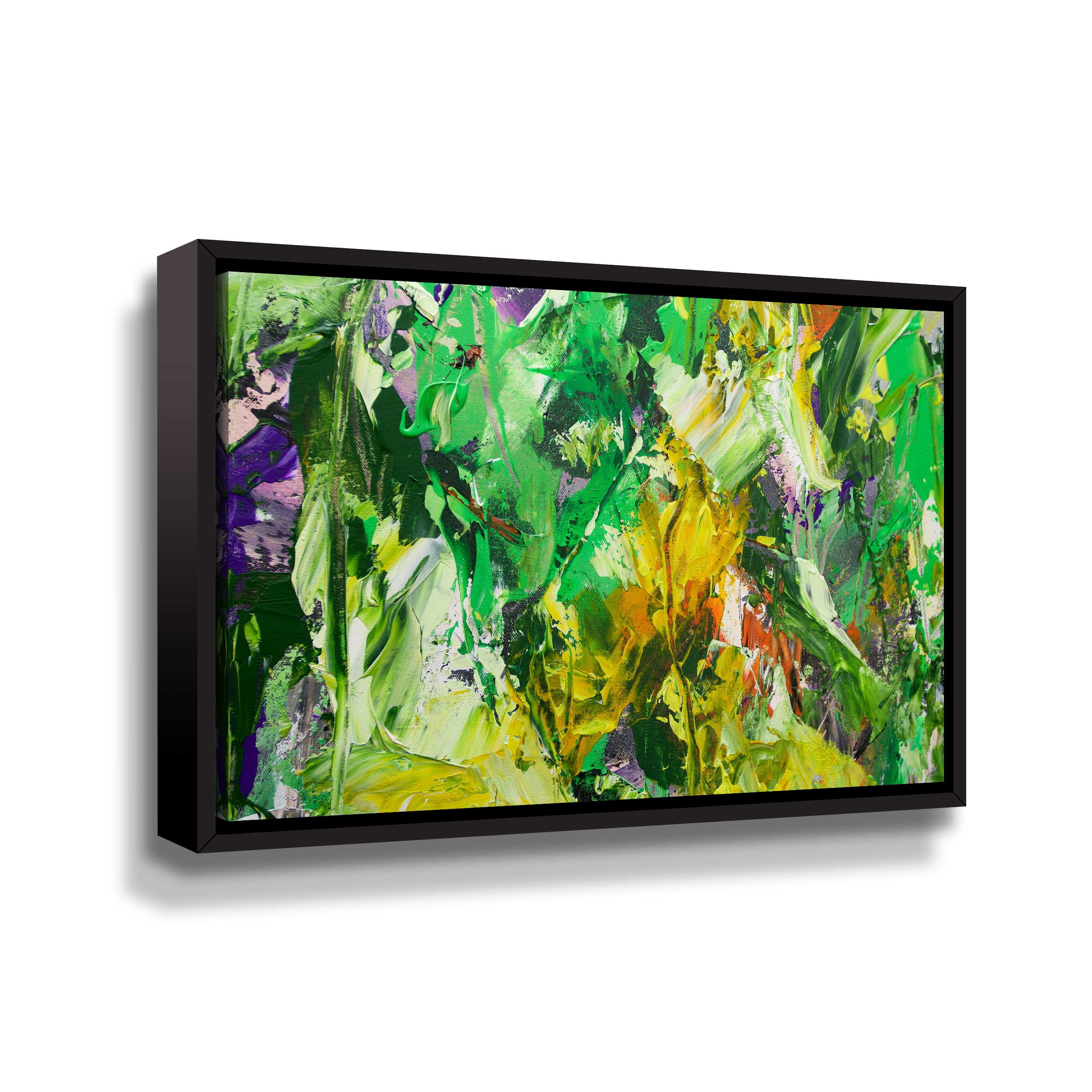 Artwall Summer Heat, Gallery Wrapped Floater-framed Canvas by Allan Friedlander