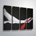 thumbnail image 1 of Artwall Swan Wing, 4 Piece Gallery Wrapped Canvas Set by Patricia Coulter, 1 of 3