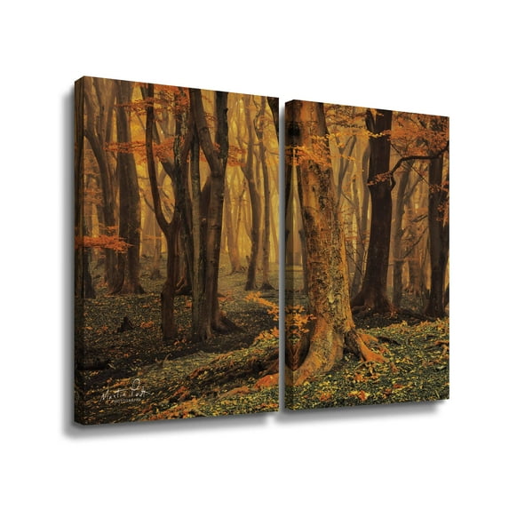 Artwall Sweet Dreams, 2 Piece Gallery Wrapped Canvas Set by Martin Podt