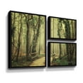thumbnail image 1 of Artwall The Bridge, 3 Piece Floater Framed Canvas Flag Set by Martin Podt, 1 of 3