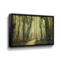 Artwall The Bridge, Gallery Wrapped Floater-framed Canvas by Martin Podt