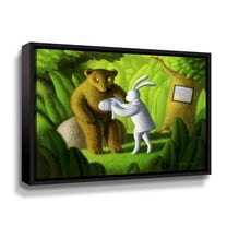 Artwall The Healer, Gallery Wrapped Floater-framed Canvas by Chris Miles