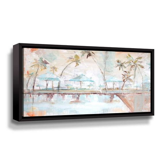 Artwall The Kahala, Gallery Wrapped Floater-framed Canvas by Kym De Los Reyes